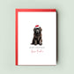 Newfoundland Personalised Dog Christmas Card, For the Dog, From the Dog, Pet Christmas Card, Dog Card, Dog Dad, Dog Mum, Merry Woofmas