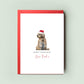 Peekapoo Dog Personalised Dog Christmas Card, For the Dog, From the Dog, Pet Christmas Card, Dog Card, Dog Dad, Dog Mum, Merry Woofmas Card