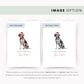 Pointer Dog Christmas Card from the Dog, Christmas Card for Dog Dad, Christmas Card for Dog Mum, Pet Card, Christmas Card to the Dog