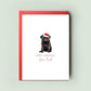 Pug Dog Christmas Card from the Dog, Christmas Card for Dog Dad, Christmas Card for Dog Mum, Pet Card, From the Dog, To the Dog