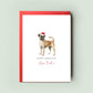 Puggle Dog Christmas Card from the Dog, Christmas Card for Dog Dad, Christmas Card for Dog Mum, Pet Card From the Dog, To The Dog Card