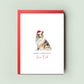 Shetland Sheepdog, Christmas Card from the Dog, Christmas Card for Dog Dad, Christmas Card for Dog Mum, Pet Card, From the Dog, To the Dog