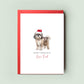 Shih Tzu Christmas Card from the Dog, Christmas Card for Dog Dad, Christmas Card for Dog Mum, From the Dog, For the Dog Card