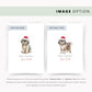 Shih Tzu Christmas Card from the Dog, Christmas Card for Dog Dad, Christmas Card for Dog Mum, From the Dog, For the Dog Card