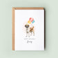 St Bernard Birthday Card from the Dog, Birthday Card for Dog Dad, Birthday Card for Dog Mum, Pet Card, From the Dog, To the Dog Card