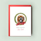 Tibetan Mastiff Personalised Dog Christmas Card, For the Dog, From the Dog, Pet Christmas Card, Card, Dog Dad, Dog Mum, Card, Merry Woofmas