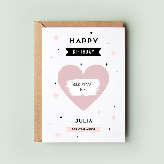 Scratch & Reveal Surprise Birthday Card