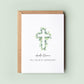 Personalised Godmother Proposal Card with Eucalyptus Cross