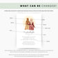 Custom Muslim wedding day artwork with names and date, grandmother and bride in neutral tones.