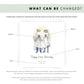 Personalised linen anniversary card featuring two male ghosts holding phones in a humorous Halloween-style design, with names and anniversary date.