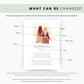 Personalised Nikkah day poem print for mother-in-law from bride. Hijabi illustration and heartfelt message framed as a Muslim wedding keepsake.