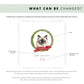 Personalised Birman cat Christmas card featuring festive illustration. Ideal gift or greeting from the cat to Cat Mum, Dad, or Sitter.