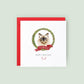 Personalised Birman cat Christmas card featuring festive illustration. Ideal gift or greeting from the cat to Cat Mum, Dad, or Sitter.