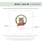 Personalised Brazilian Shorthair Cat Christmas card with festive design. Ideal gift or greeting from the cat to Cat Mum, Dad, or Sitter.