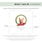 Personalised Devon Rex cat Christmas card with festive wreath design. Ideal holiday card for Cat Mum, Cat Dad, or a cat sitter.