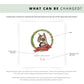 Personalised Californian Spangled cat Christmas card with festive wreath design. Ideal holiday card for Cat Mum, Cat Dad, or a cat sitter.