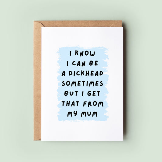 Rude Father's Day Card, Dad Father's Day Card, Funny Farther's Day Card, Dad Card, Daddy Card, Happy Father's Day - #292