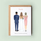 Personalised Thank You For Being Our Witness Card, Wedding Thank You Card, Personalised Wedding Witness Card, Wedding Witness Card