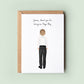 Personalised Thank You For Being My Page Boy Card, Personalised Page Boy Card, Page Boy Thank You Card, Wedding Thank You Card, Wedding Card