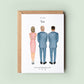 Personalised To Our Son On Your Wedding Day Card, Wedding Day Card from Parents, Wedding Keepsake, Mother and Son Card, Father and Son Card