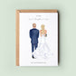 Personalised To Our Son & Daughter In Law On Your Wedding Day Card, Wedding Day Card from Parents, Wedding Keepsake, Newlyweds Wedding Card
