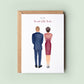 Personalised Parents of the Bride Wedding Day Card, Wedding Day Card to Parents, Card for Mother of the Bride, Card for Father of the Bride