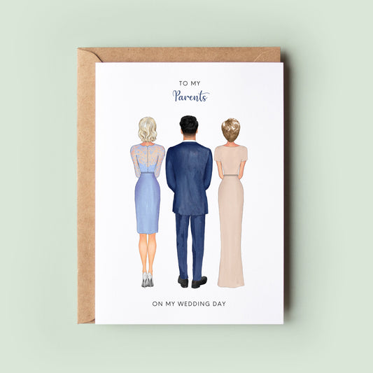 Personalised Two Mum's Wedding Card, Mum & Mum, Mother's of the Groom, Wedding Thank You Card, Mum, Will You Both Walk Me Down The Aisle