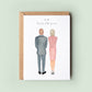 Personalised Parents of the Groom Wedding Day Card, Wedding Day Card to Parents, Card for Mother of the Groom, Card for Father of the Groom