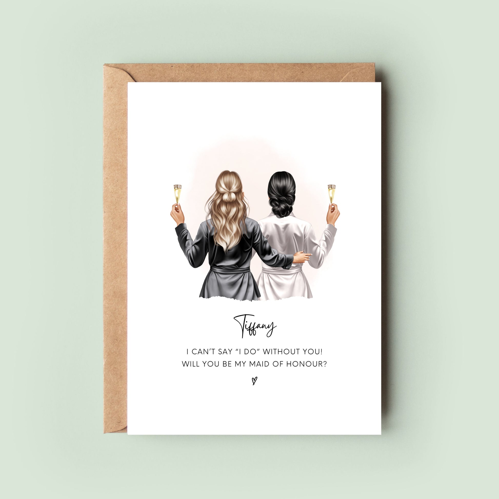 Personalised Will You Be My Bridesmaid Card, Bridesmaid Proposal, Proposal Card, Maid of Honour Card, Bridesmaid Box, Bridesmaid Thank You