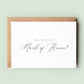 Classic Will You Be My Maid of Honor Card, Will You Be My Maid of Honor Wedding Card, Card To Maid of Honor, Maid of Honor Proposal Card