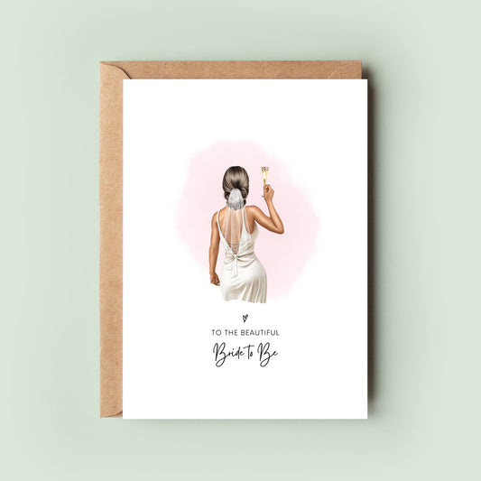 Personalised Bride To Be Hen Do Card, Hen Weekend Card, Hen Party Card, Bridal Shower Card, To The Beautiful Bride To Be On Your Hen Do