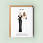 Personalised Maid of Honour Thank You Card, Maid of Honor Thank you Card, Customisable Bridesmaid Card, Wedding Thank You Card